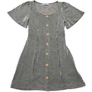 Gaudie Striped Black/White Mini Dress (S)